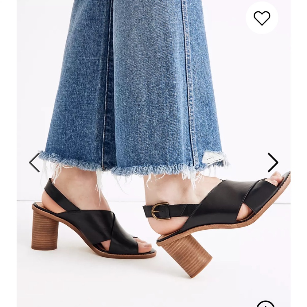 SOLD/ @kaymey01 Madewell Ruthie criss cross sandal